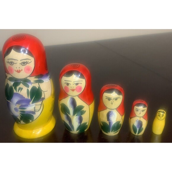 Dolls Russian Emboitables Matryoshka Painted At Hand By Uliyanova - Picture 1 of 7